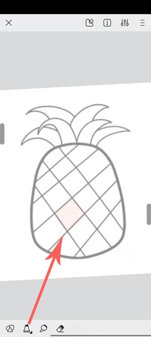 画世界怎么上色不超出线稿?画世界上色不超出线稿方法截图