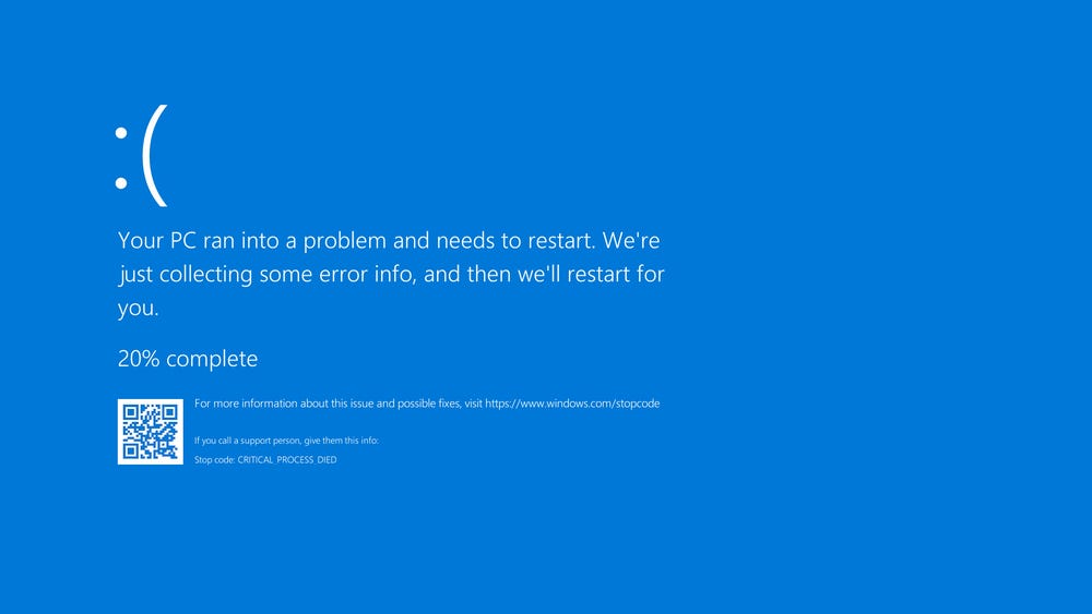 微软：新版Win11死机蓝屏回归截图