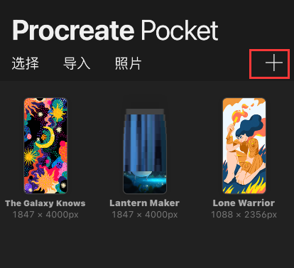 《procreate pocket》调整画笔大小方法