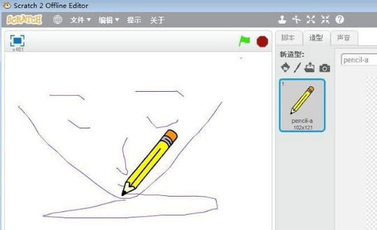 scratch铅笔画线怎么设置?scratch创建铅笔角色方法介绍