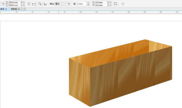 cdr立体图形怎么画？cdr绘制立体木盒教程分享