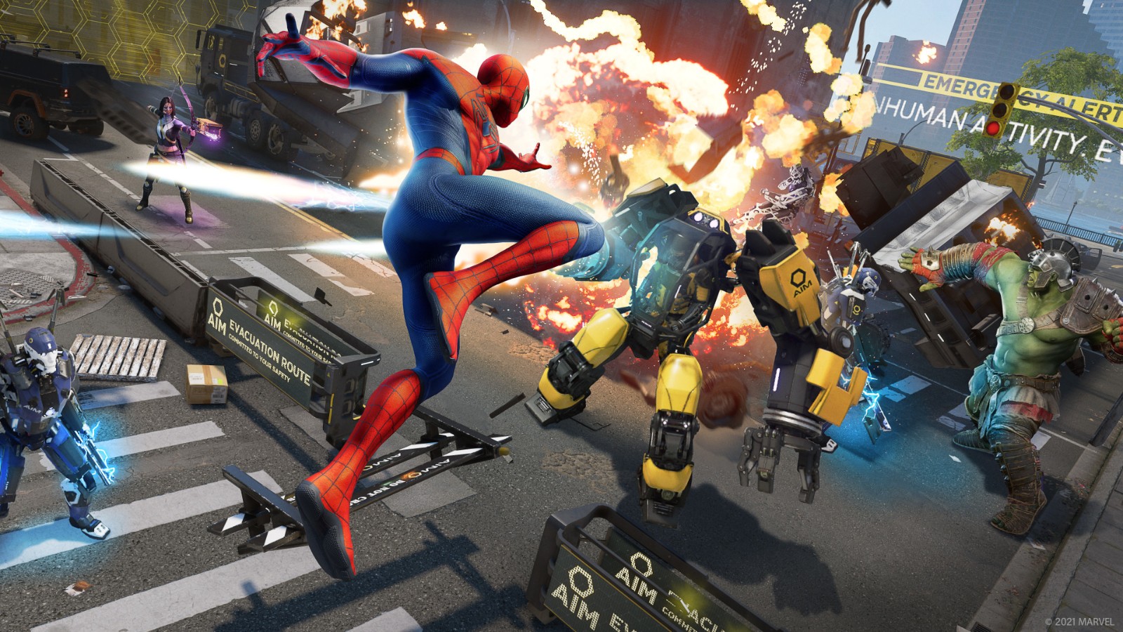 《漫威复仇者联盟》发布 2.2 版本更新 追加PS独占英雄蜘蛛侠截图