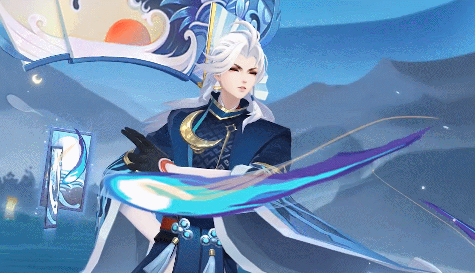 阴阳师荒花合战睦月皮肤海晏空明好不好?阴阳师荒皮肤海晏空明介绍截图