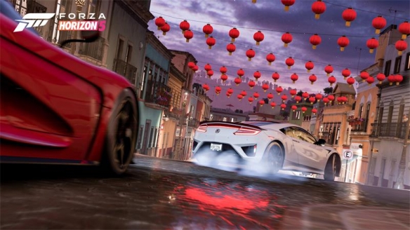 《极限竞速：地平线5》上线中国新春元素装饰
