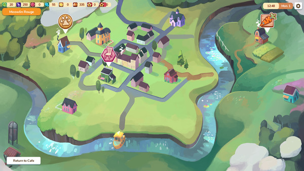 猫咖模拟经营游戏《猫咖经理》登陆Steam 首周特惠价56元截图