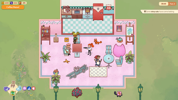 猫咖模拟经营游戏《猫咖经理》登陆Steam 首周特惠价56元截图
