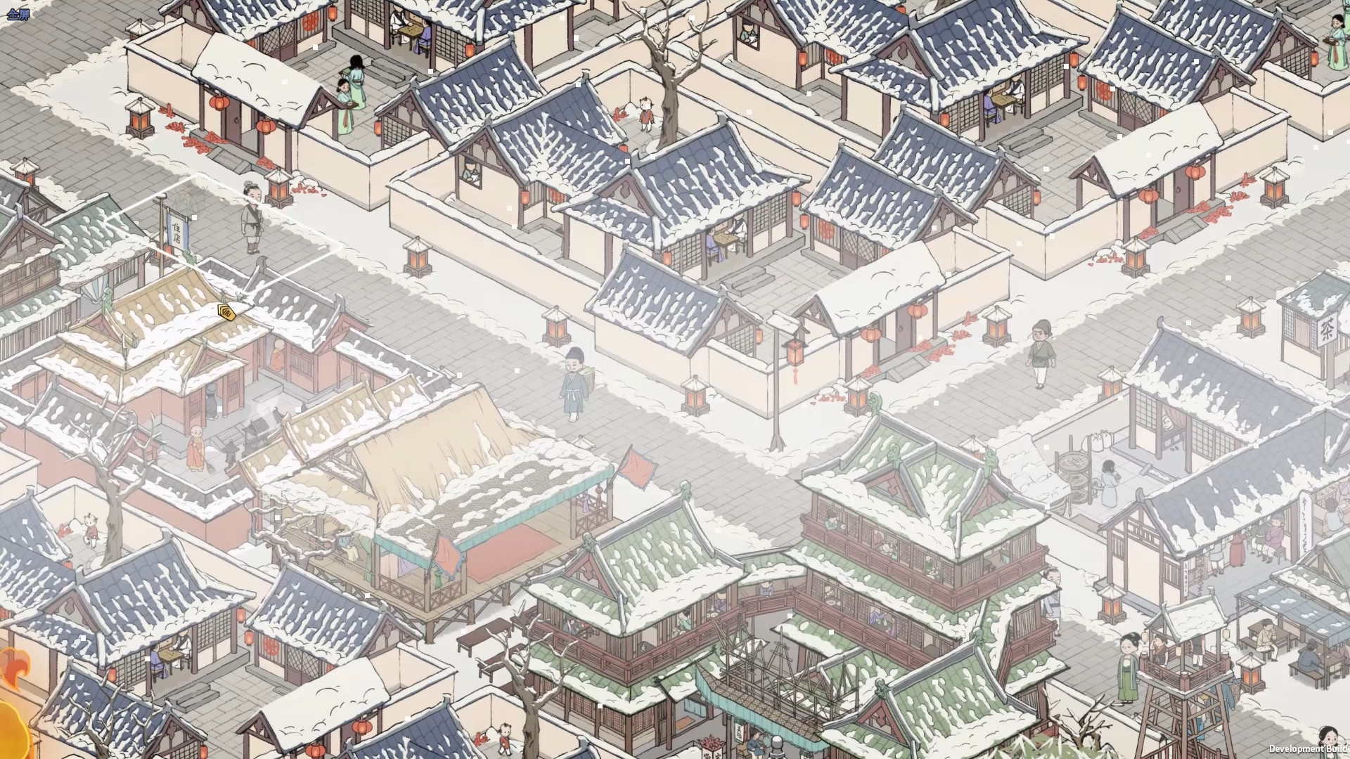 国风建造游戏《满庭芳:宋上繁华》现已上线Steam页面截图