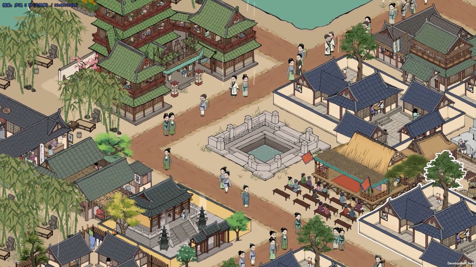 国风建造游戏《满庭芳:宋上繁华》现已上线Steam页面截图