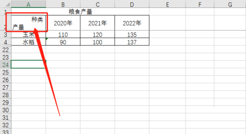 office2016如何在Excel制作斜线表头?office2016在Excel制作斜线表头的方法截图