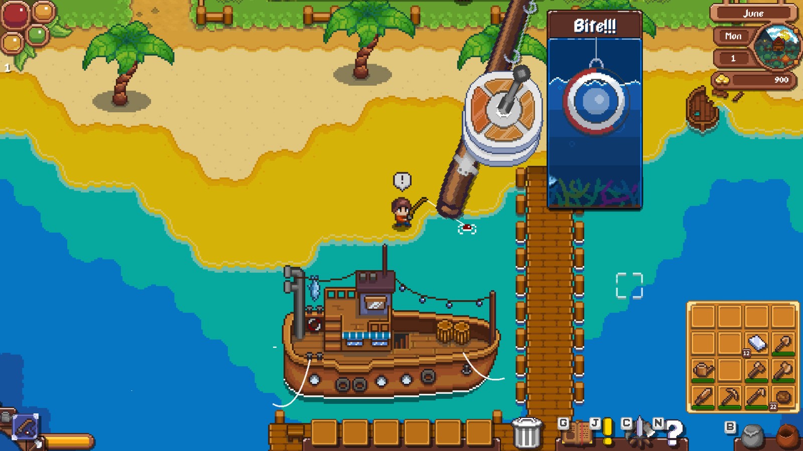 农业建造游戏《像素郡物语》现已上架Steam 预计明年发售截图