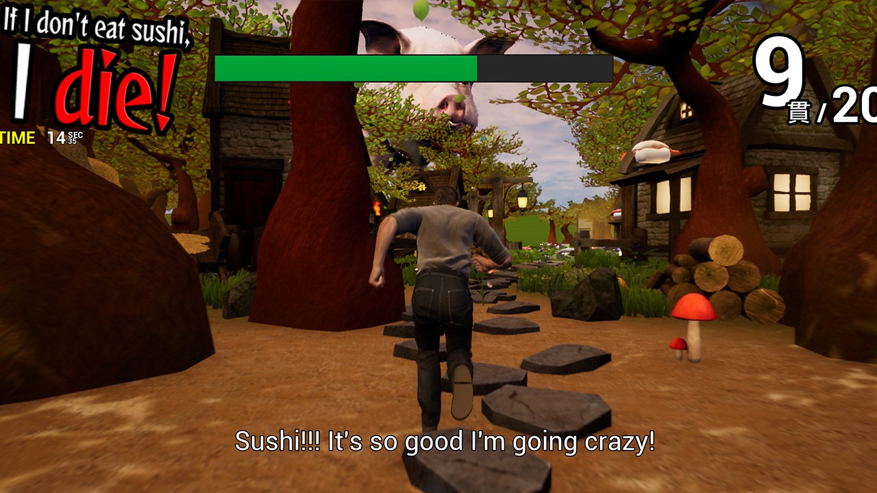 《是时候吃点寿司了,否则我们会死的!》上架Steam 6月22日发售截图