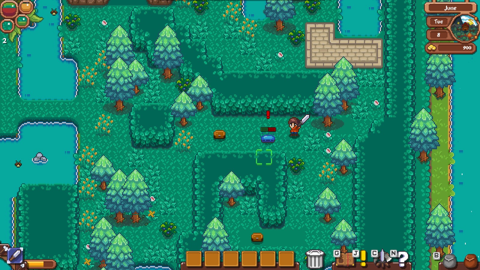 农业建造游戏《像素郡物语》现已上架Steam 预计明年发售截图