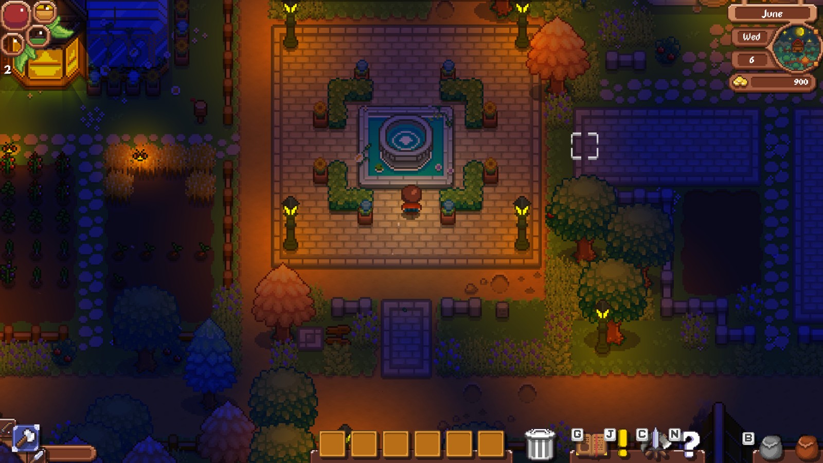 农业建造游戏《像素郡物语》现已上架Steam 预计明年发售截图