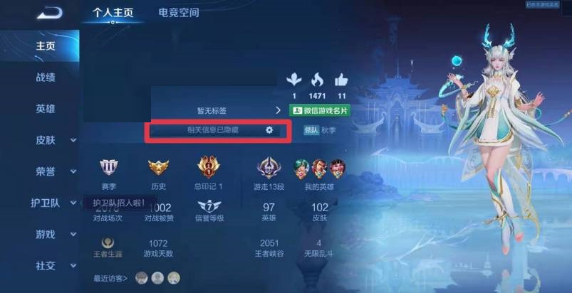 王者荣耀战力怎么查看?王者荣耀战力查看方法截图