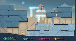 2D跑酷对战游戏《来抓我!》现已登陆Steam平台