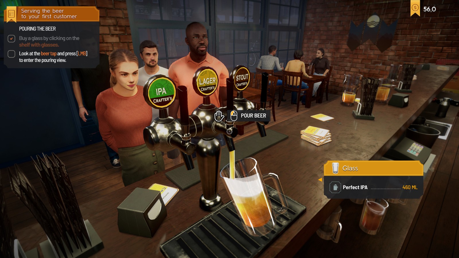 模拟新作《酒馆模拟器》上线Steam截图