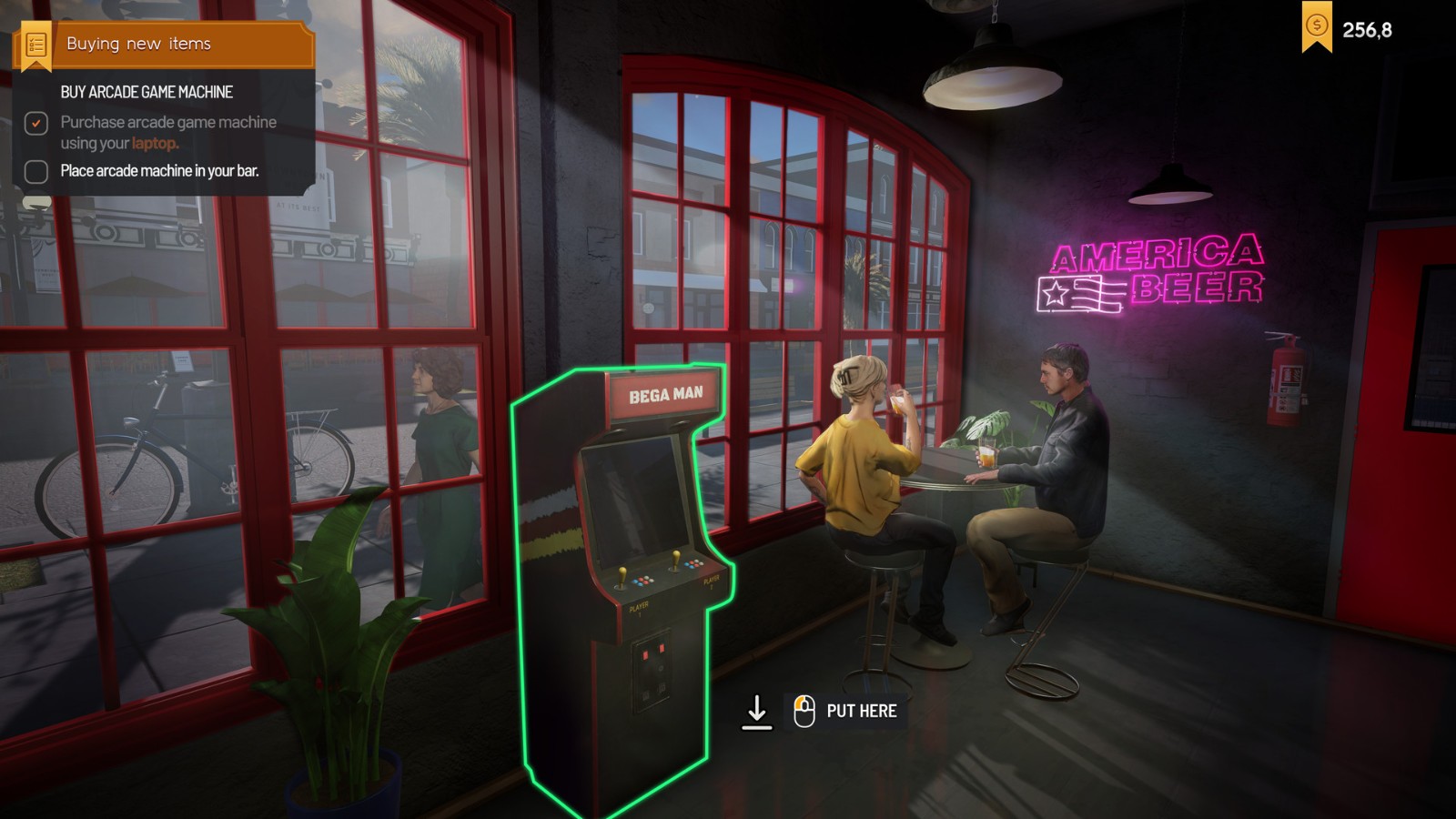 模拟新作《酒馆模拟器》上线Steam截图