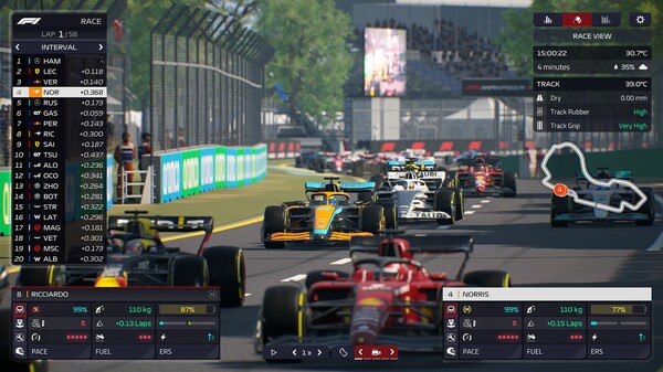 模拟游戏《F1车队经理2022》已在Steam发售截图