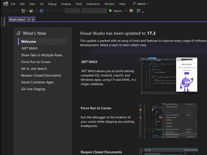 微軟正式推出Visual Studio 2022