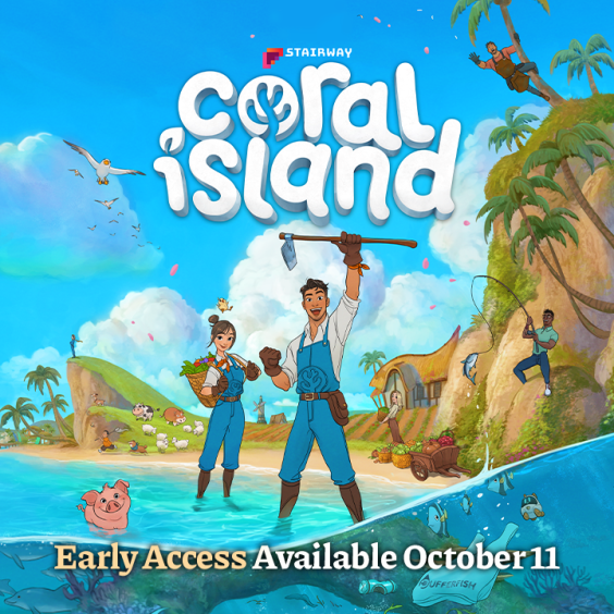 游戏《珊瑚岛》将于10月11日登陆Steam抢先体验