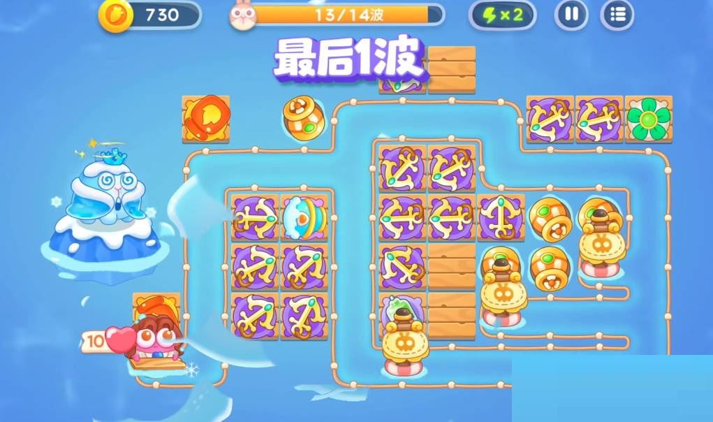 保卫萝卜4阿波尼克号第60关怎么过?保卫萝卜4阿波尼克号第60关通关攻略截图