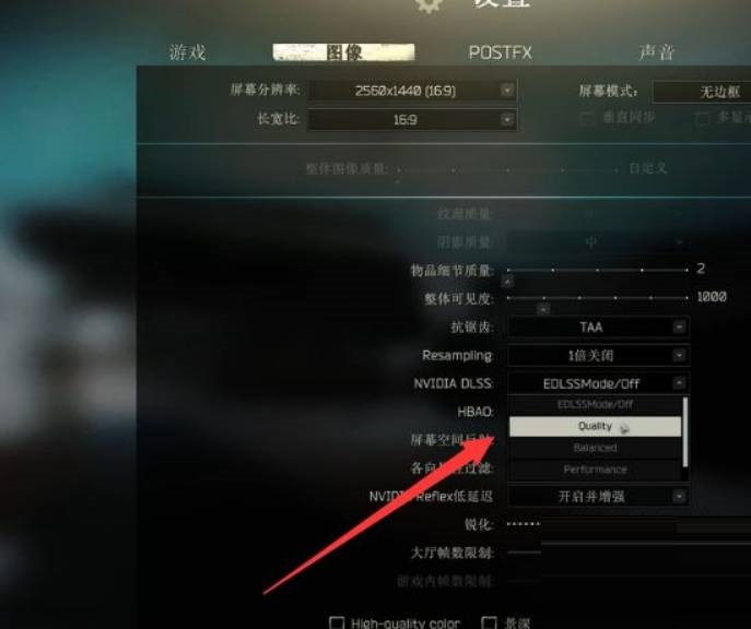 逃离塔科夫dlss怎么打开?逃离塔科夫dlss打开方法截图
