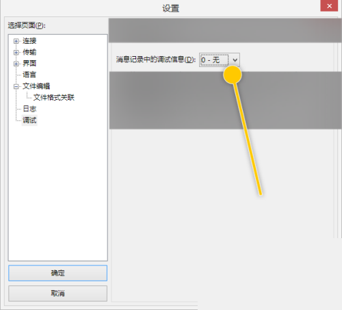 FileZilla怎么更改消息记录中的调试信息为详细?FileZilla更改消息记录中的调试信息为详细教程截图