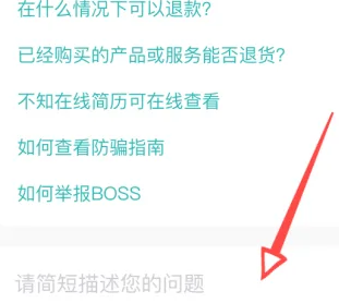 boss直聘怎么联系在线客服？boss直聘联系在线客服的方法截图