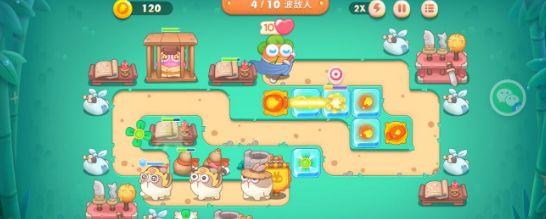 保卫萝卜4卧兔藏龙第20关怎么过?保卫萝卜4卧兔藏龙第20关通关攻略截图