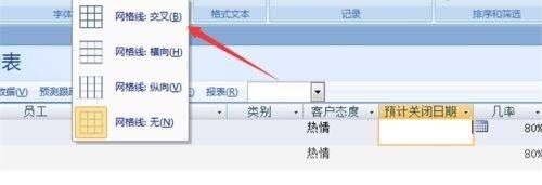 Access怎么添加网格线?Access添加网格线的操作方法截图