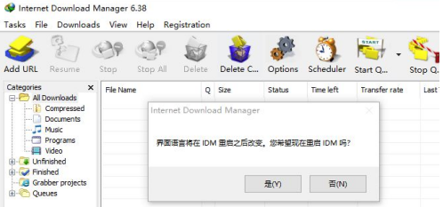 IDM下载器怎么设置中文？IDM下载器设置中文的方法截图