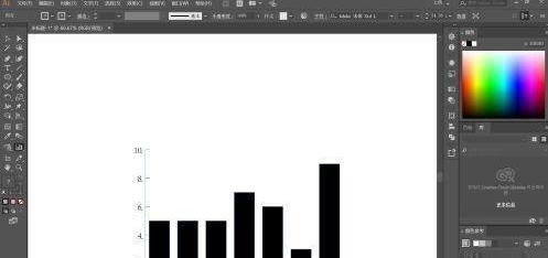 Adobe Illustrator cs5如何绘制柱状图?Adobe Illustrator cs5绘制柱状图的方法截图