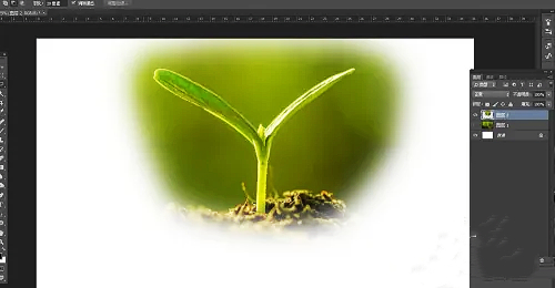 photoshop7.0怎么做羽化？photoshop7.0羽化效果使用方法截图