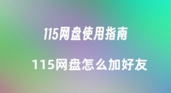 115网盘怎么加好友 115网盘怎么加好友的方法