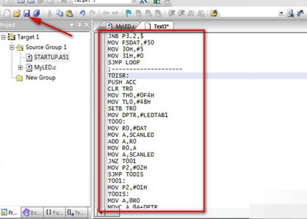 keil c51怎么编写c语言？keil c51编写c语言的操作步骤截图