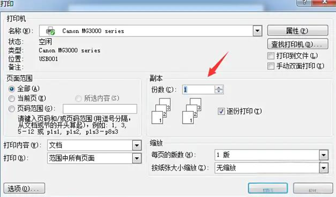 word2007怎么打印文档？word2007打印文档的步骤截图