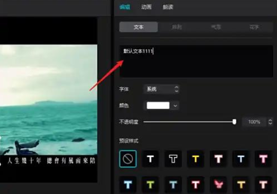 怎么在剪映专业版中添加字幕​？剪映专业版中添加字幕​的步骤截图