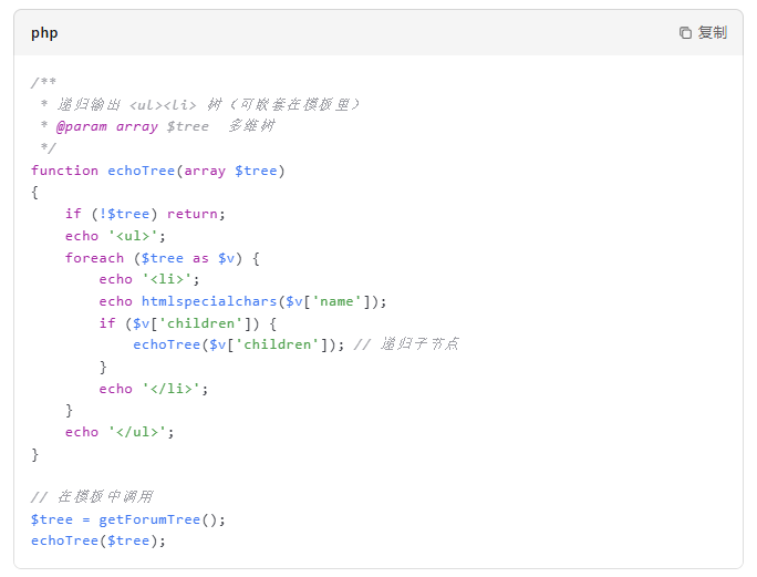 phpwind怎么生成树形？phpwind生成树形的方法截图