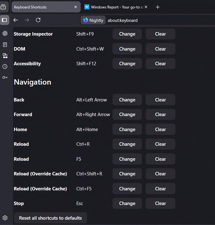 Firefox 火狐浏览器迎来新变革：自定义快捷键功能即将上线截图