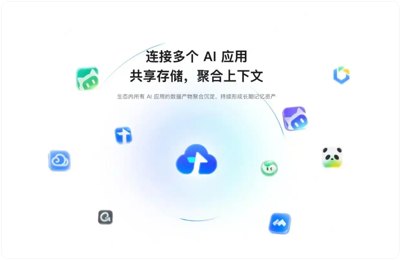 内测申请开启！腾讯网盘支持连接多个AI应用，实现存储共享、上下文聚合截图