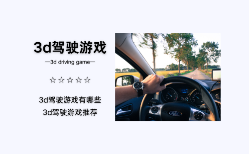 3d驾驶游戏